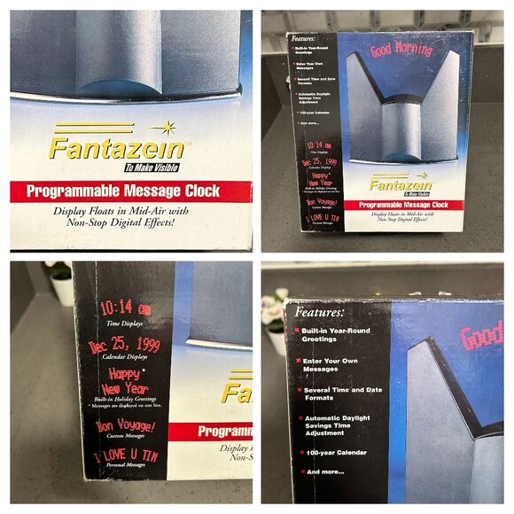 Floating Message Programmable Clock by Fantazein - EUC - Picture 4 of 13